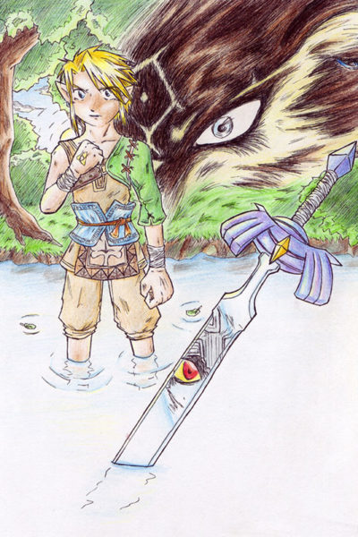 FanArt The Legend of Zelda Twilight Princess Link Midna Wolf 2006