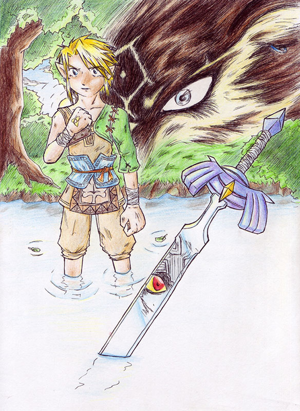 FanArt The Legend of Zelda Twilight Princess Link Midna Wolf 2006
