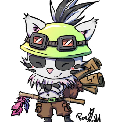 Fanart League of Legends Badger Teemo - Racuun