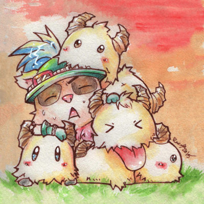 FanArt League of Legends - Teemo Poro Invasion - Racuun