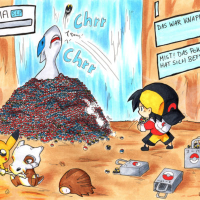 FanArt Pokémon Catch a Lugia - Racuun